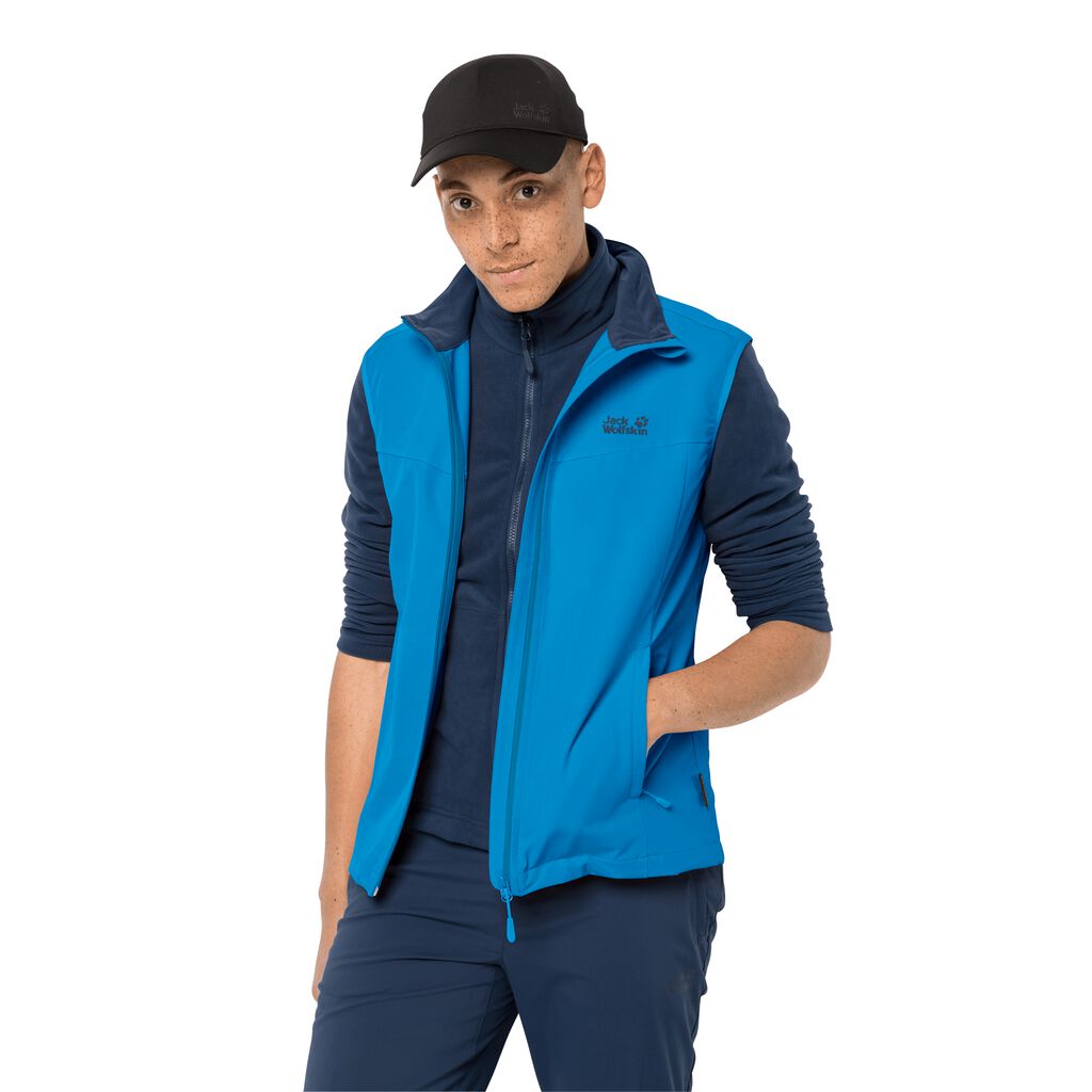 Jack Wolfskin ACTIVATE γιλεκο ανδρικα μπλε | GR0141385